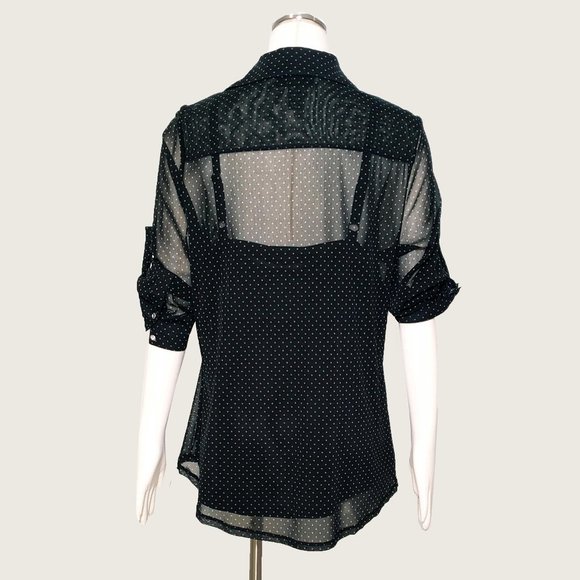 INC International Concepts Blouse with Built-In Tank NWOT - Picture 7 of 8